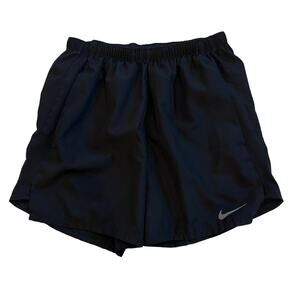 Nike Challenger Running Shorts 5" Mens Small Black Dri Fit Brief Lined Pockets